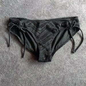 Black bikini bottoms